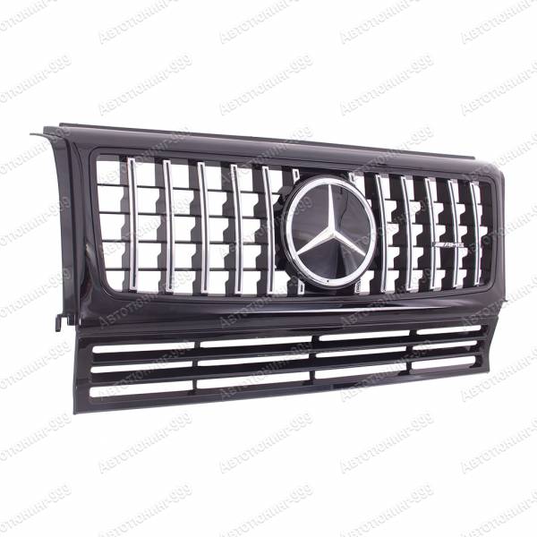 Решетка AMG на Mercedes G-klass (W 463) GT дизайн (+ стеклянная эмблема)